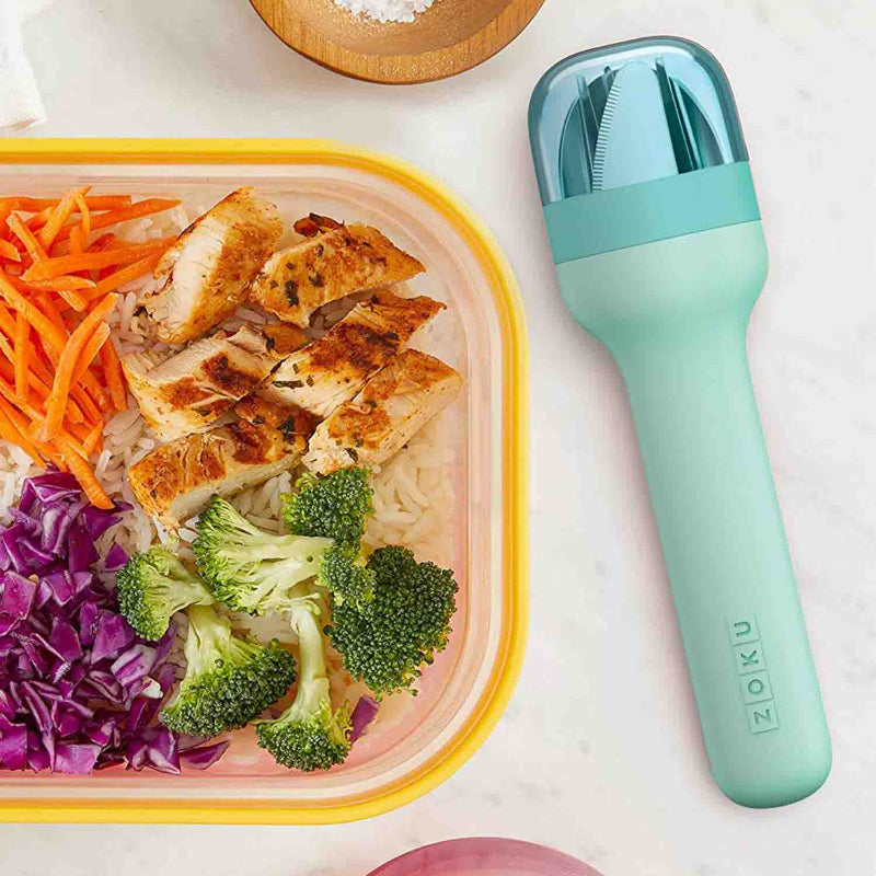 Pocket Stainless Steel Cutlery with Travel Case | Set of 3 | Multiple Colors