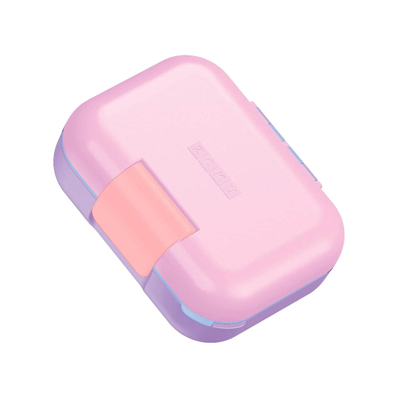 Neat Bento Jr. Kids Pink Lunch Box with Attached Tray and Small Container