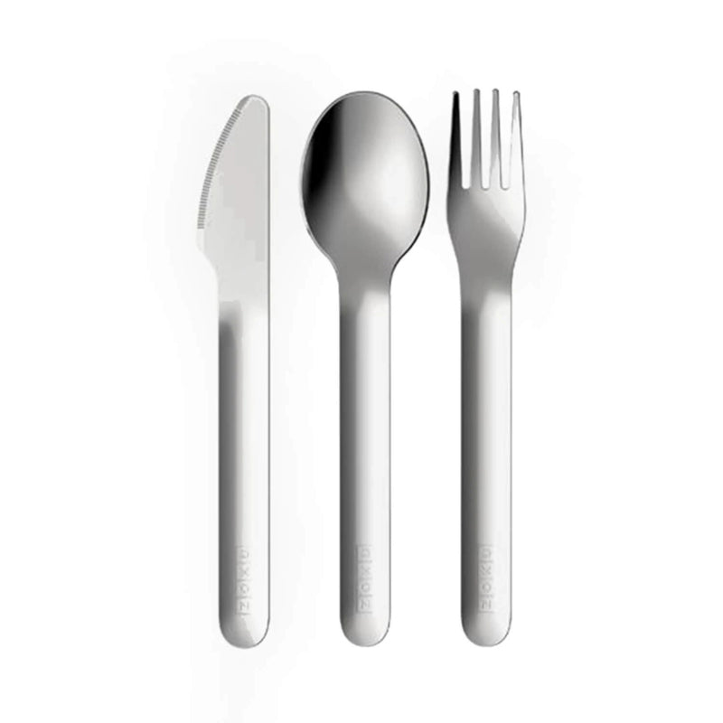 Shark Kids Pocket Stainless Steel Cutlery with Blue Travel Case