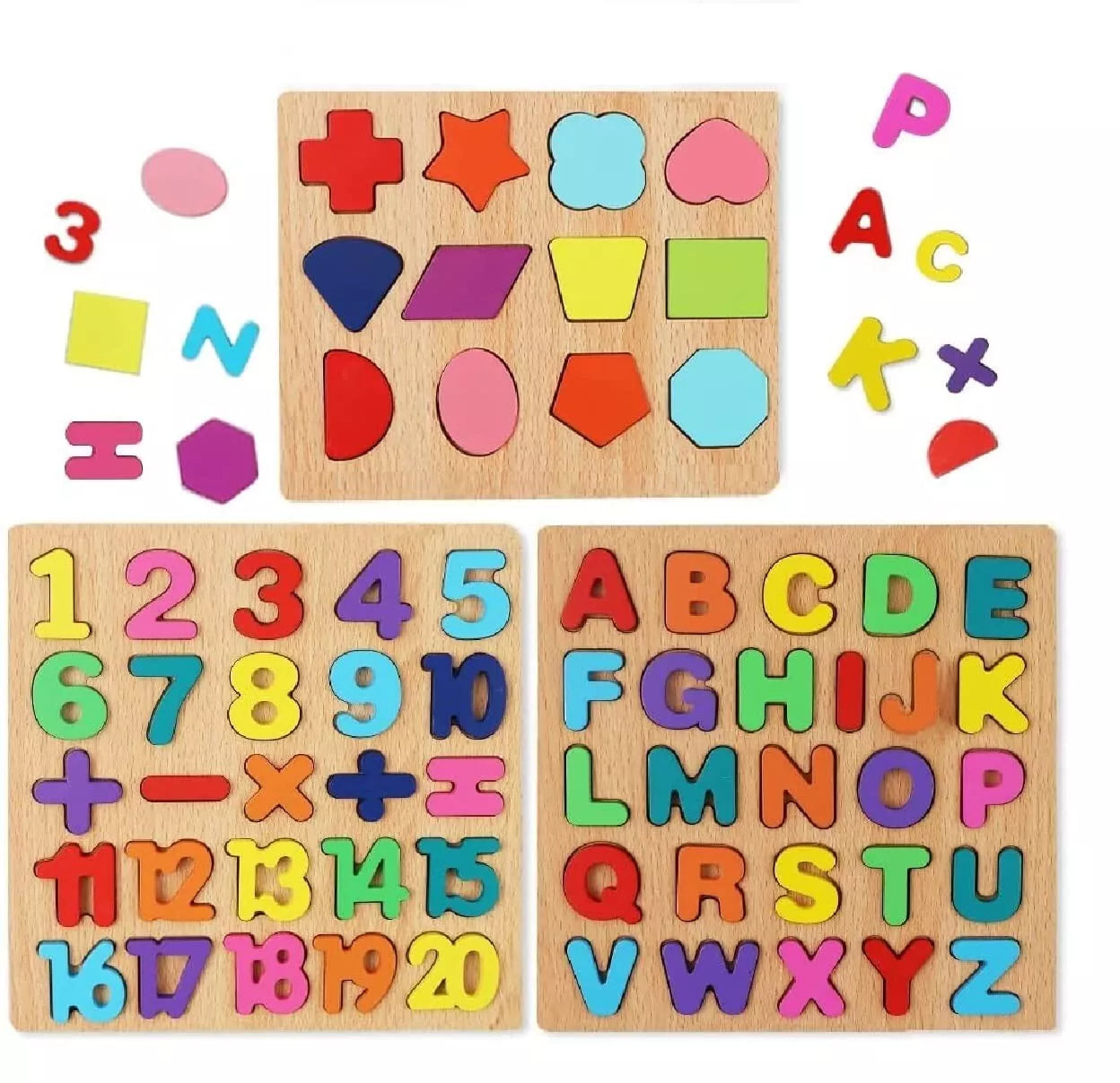 Chocozone Wooden Learning Educational Game Board for Kids, Puzzle Toys