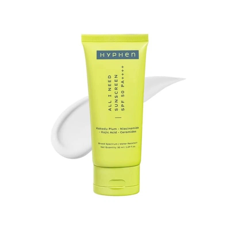 Hyphen All I Need Sunscreen SPF 50 PA ++++ All Skin Types 50ml