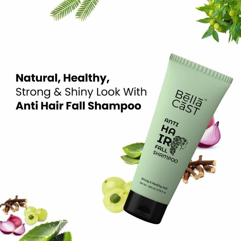 Bella Cast Anti Hairfall Shampoo Enriched with Amla, Aloe Vera Shampoo 200ml
