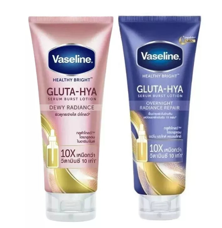 Vaseline Gluta-Hya Dewy Radiance + Overnight Radiance Lotion 200+200ml
