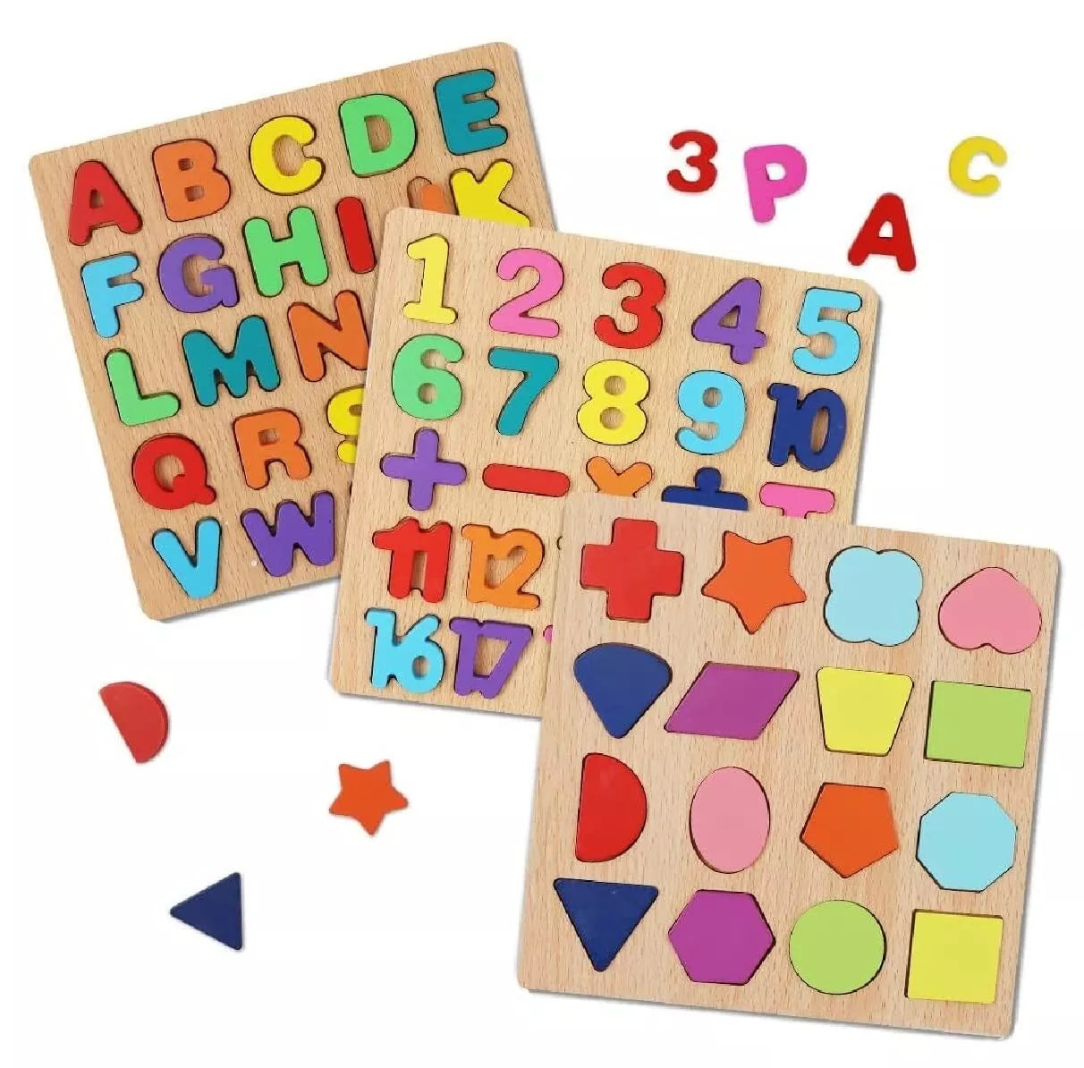 Chocozone Wooden Learning Educational Game Board for Kids, Puzzle Toys