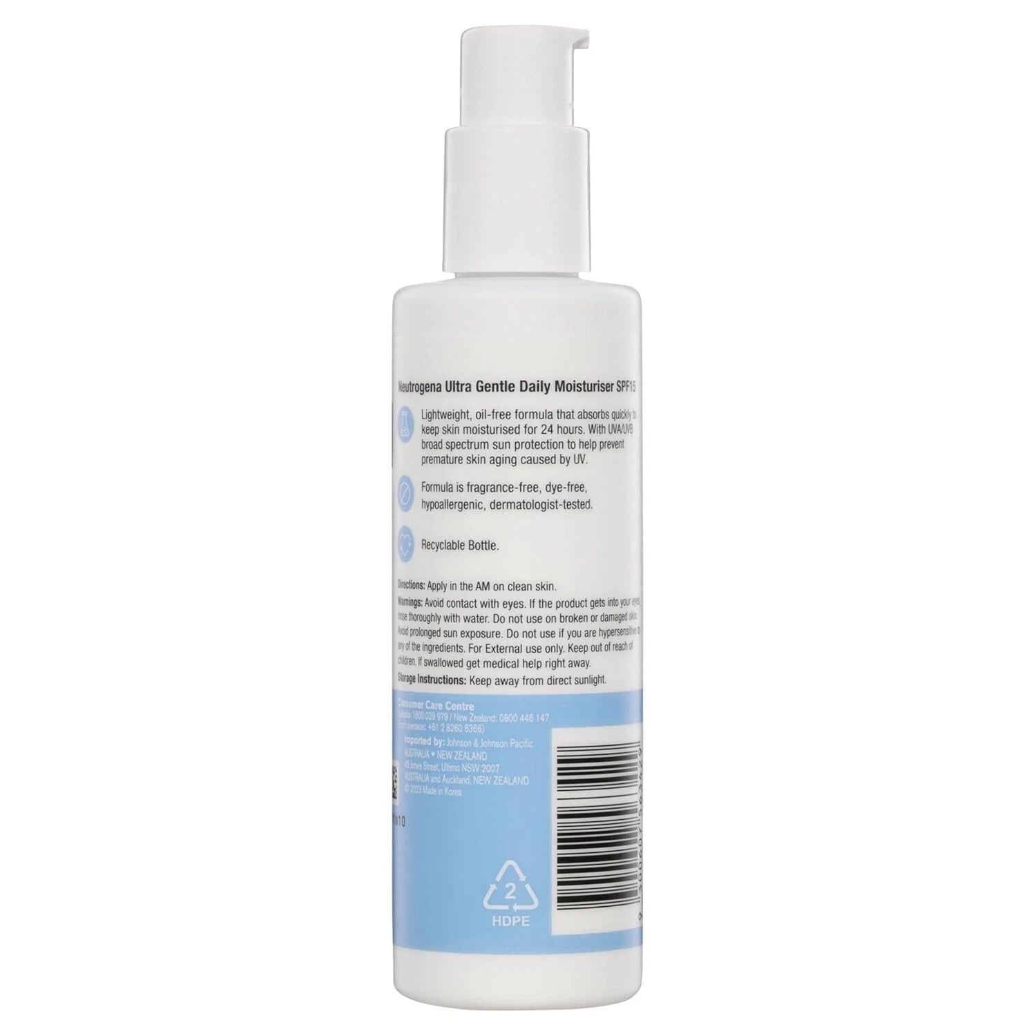 Neutrogena Oil Free Face Moisturizer SPF 15 For Long Lasting (100ml) Free Shipp