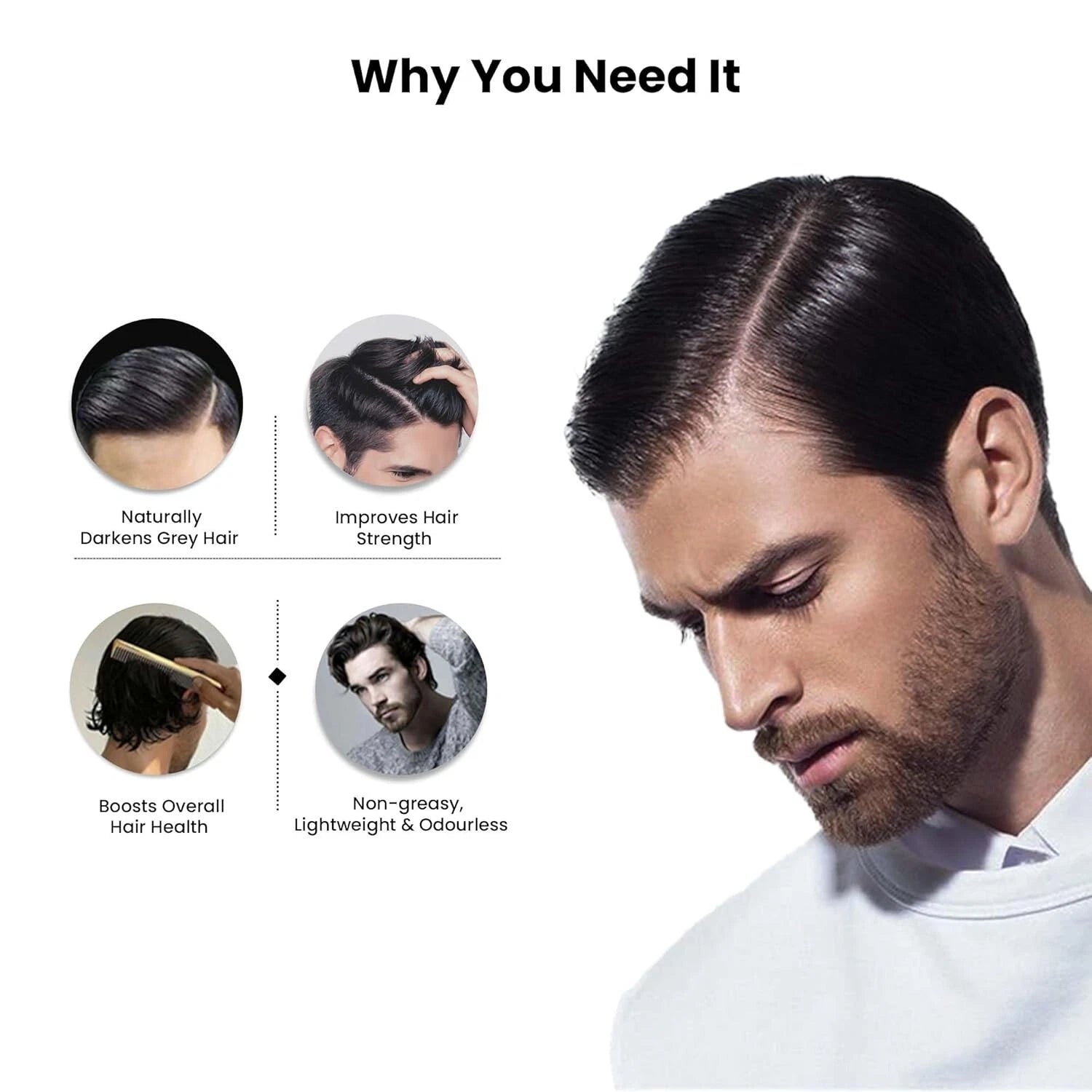 ThriveCo AntiGreying Hair Prime Serum - Reverses Premature Greying Colour ( 50ml )