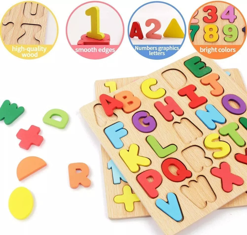 Chocozone Wooden Learning Educational Game Board for Kids, Puzzle Toys