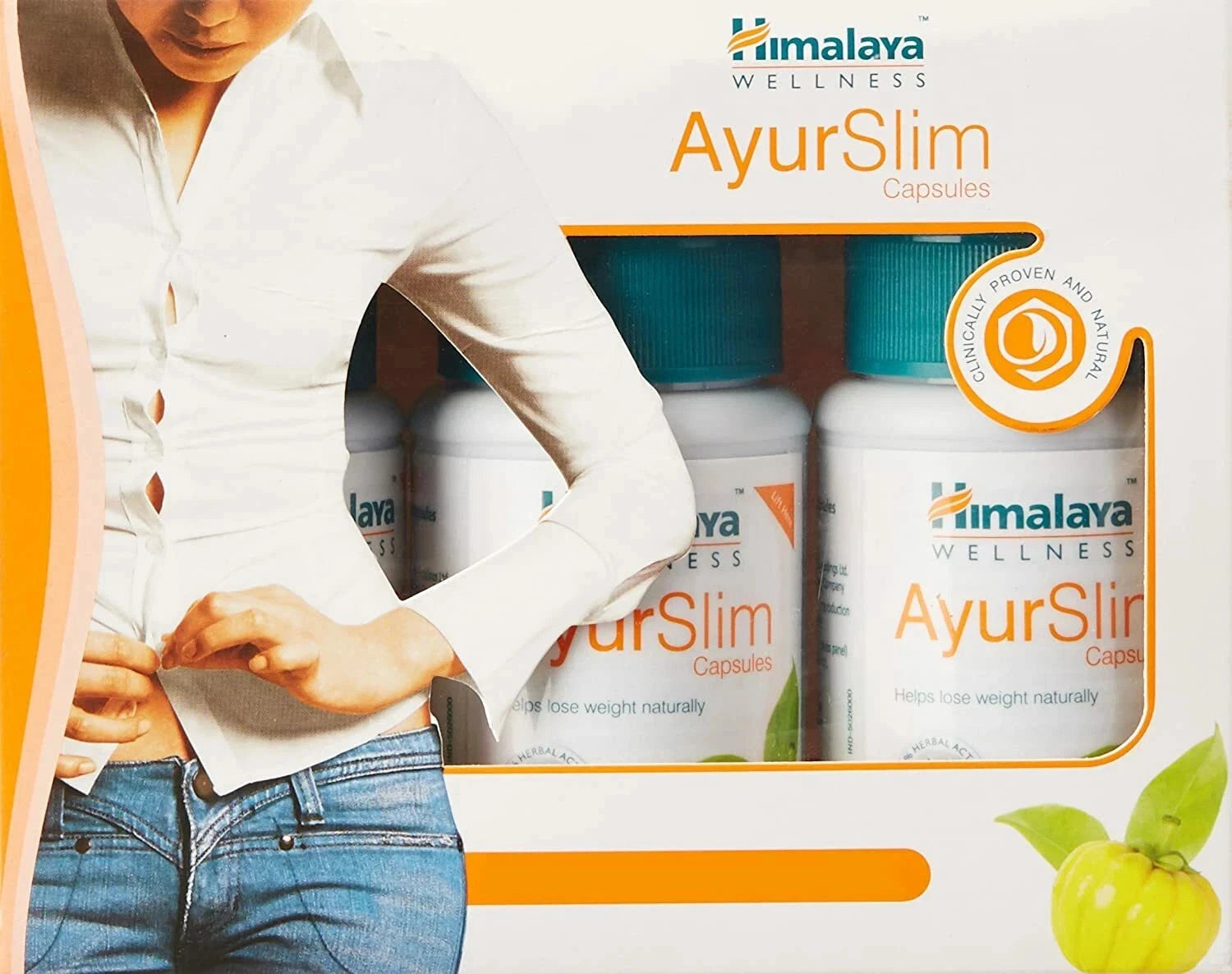 Himalaya 3 x 60 = Box of 180 Capsules Ayurslim Wellness Ultra Fast Fat Burner