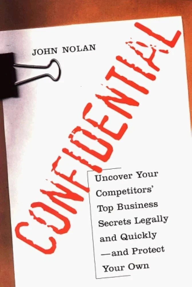 CONFIDENTIAL BY JOHN NOLAN ENGISH PAPERBACK