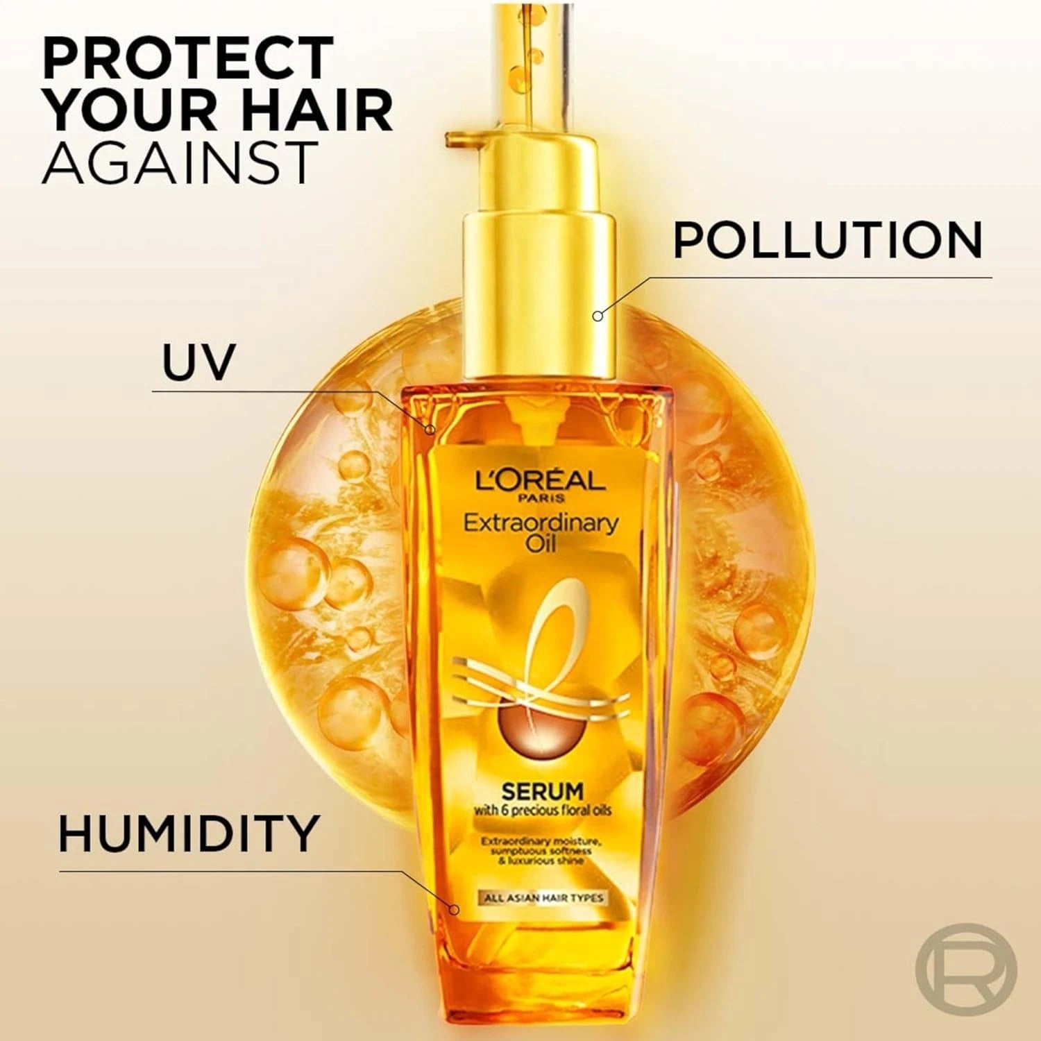 L'Oreal Paris Extraordinary Oil Hair Serum Powered by Floral Oils 30ml