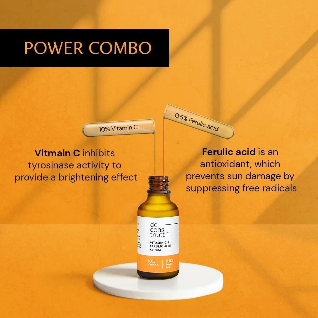 Deconstruct 10% Vitamin C Serum Non-Irritating & Non-Sticky 30ml