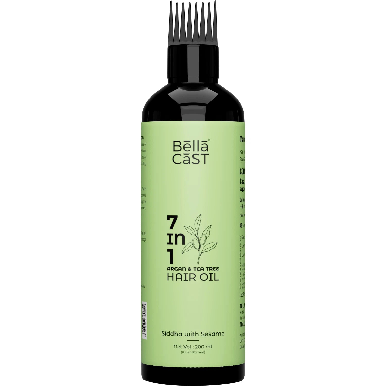 Bellacast 7-in-1 Hair Oil 200 ml | Nourishes, Strengthens & Hair Growth