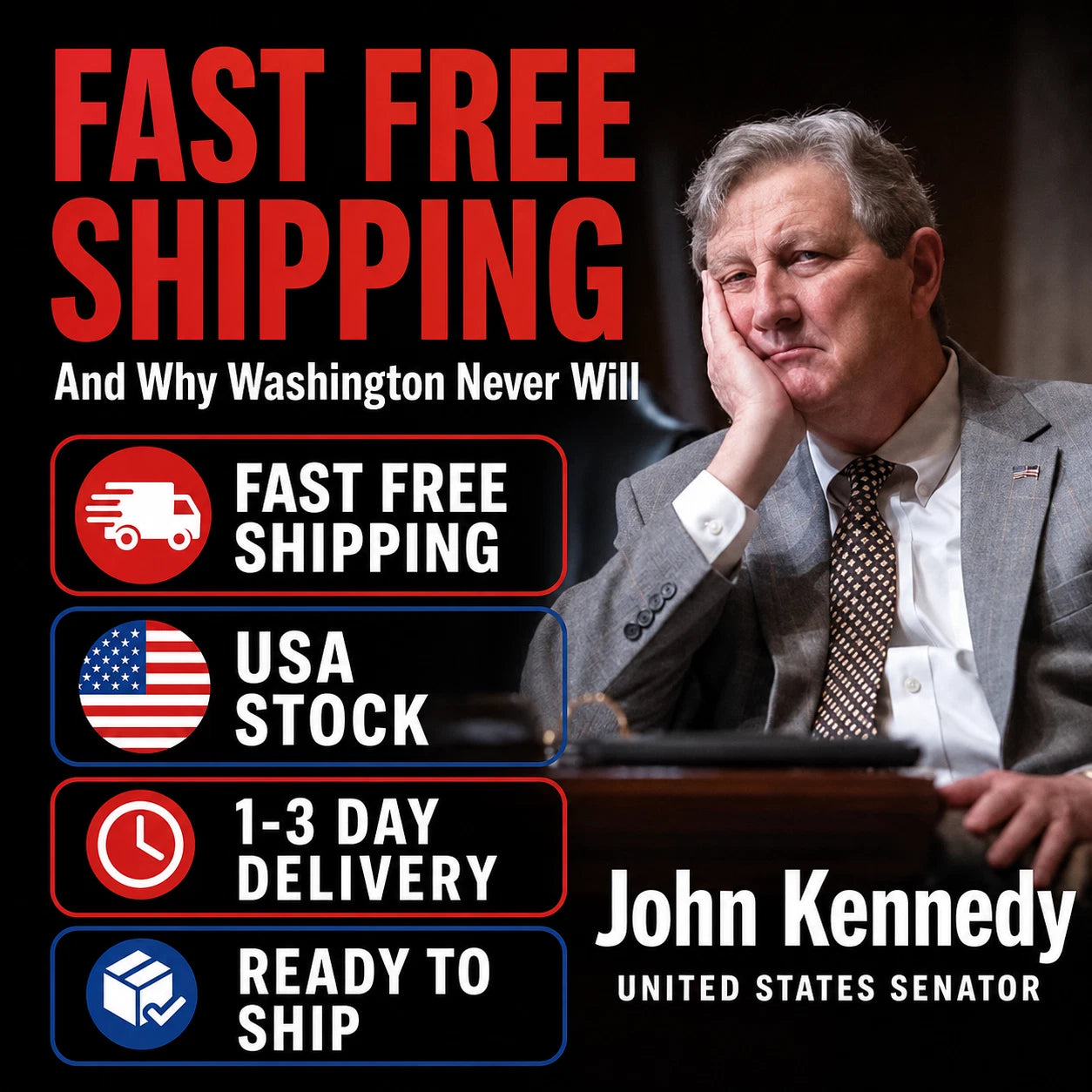 Fast Free Shipping and Why Washington Never Will by John Kennedy