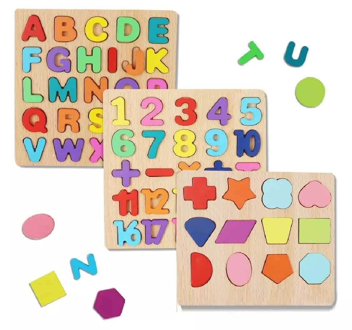 Chocozone Wooden Learning Educational Game Board for Kids, Puzzle Toys