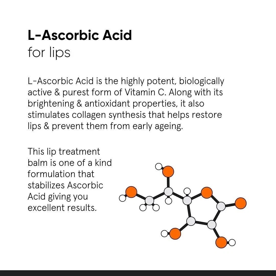Minimalist 8% L-Ascorbic Acid Lip Treatment Balm with Vitamin E-12 gm
