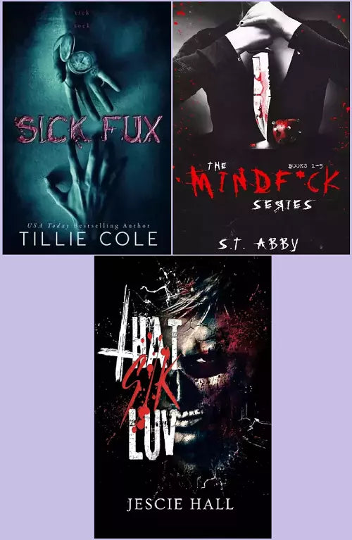 Sick Fux & The Mind Series – 3-Book Dark Fiction Set (Paperback)