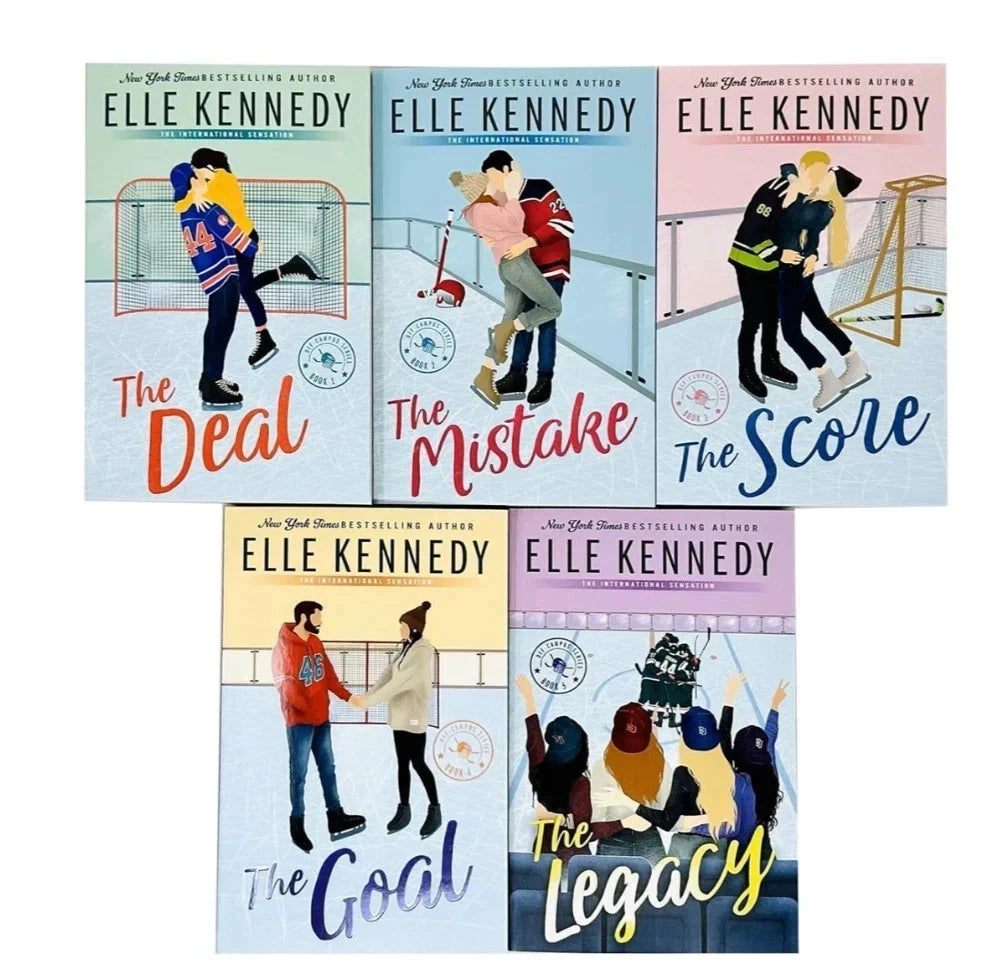 The off Campus 5 SET BY Elle Kennedy NEW ENGLISH PAPER BACK FREE SHIP