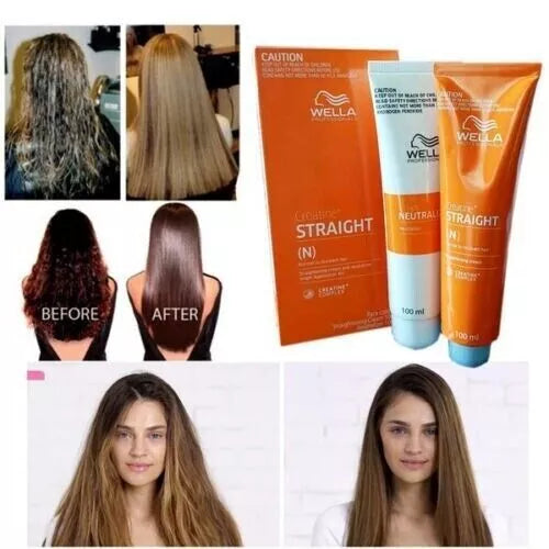 WELLA STRAIGHT(N) Permanent Hair Straightening Cream 100+100ml