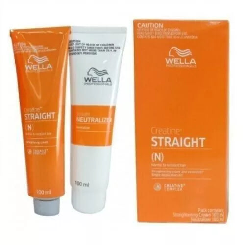 WELLA STRAIGHT(N) Permanent Hair Straightening Cream 100+100ml
