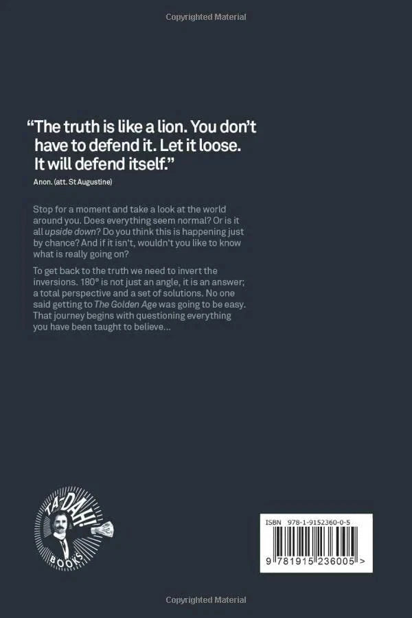 180° by Feargus O’Connor Greenwood Unlearn Lies, Mindset Transformation Book, Critical Thinking, Self Development, Truth & Awareness