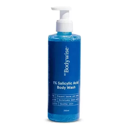 Be Bodywise 1% Salicylic Acid Exfoliating Body Wash Shower Gel 250ml